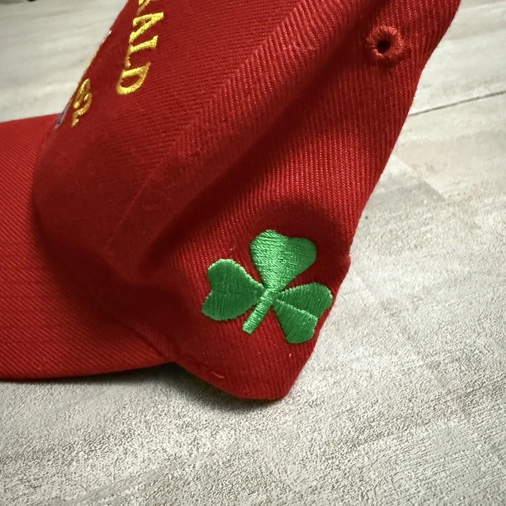 USS FITZGERALD DDG-62 US Navy Red Baseball‎ Cap Hat Clover Embroidered
